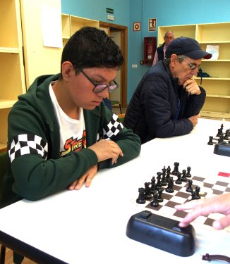 En primer término, Jesús Adrián Tapia Pedraza. A su izquierda, José Ponce Navalón
