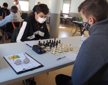 Hugo Aranda (dcha) vs David Lara